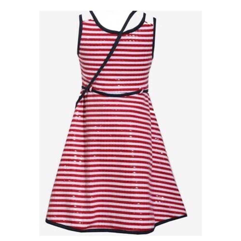 Bonnie Jean Stars & Stripes Sequin Dress - Picture 9 of 10